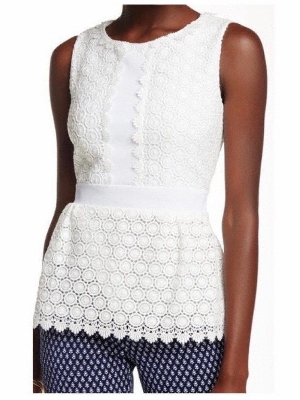 Diane Von Furstenburg white top 4